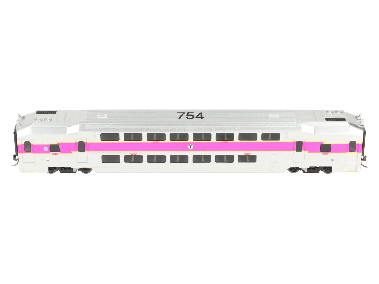 Atlas 20007397 HO Scale MBTA Master Multi-Level Trailer #754 LN/Box