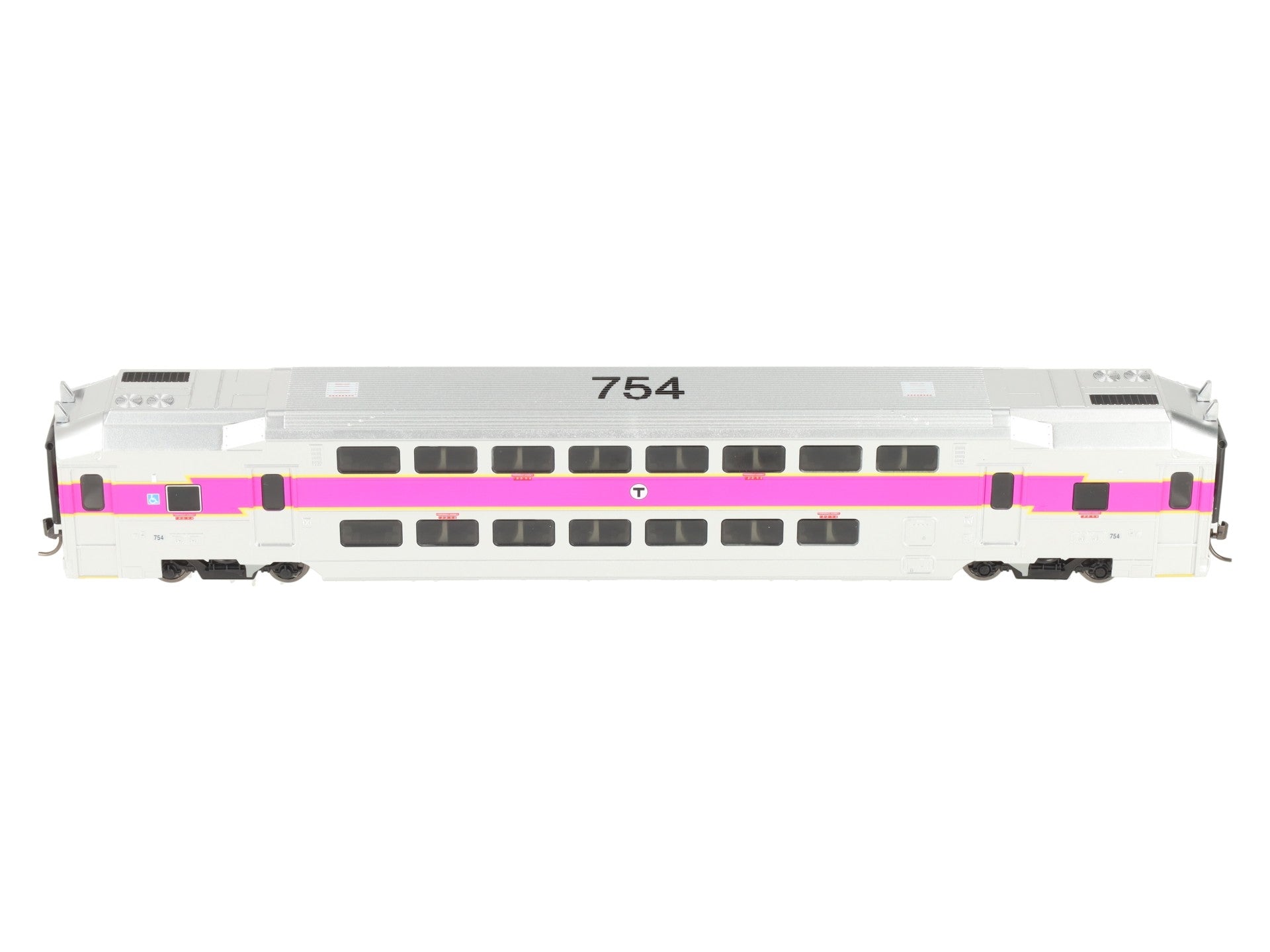 Atlas 20007397 HO Scale MBTA Master Multi-Level Trailer #754 LN/Box