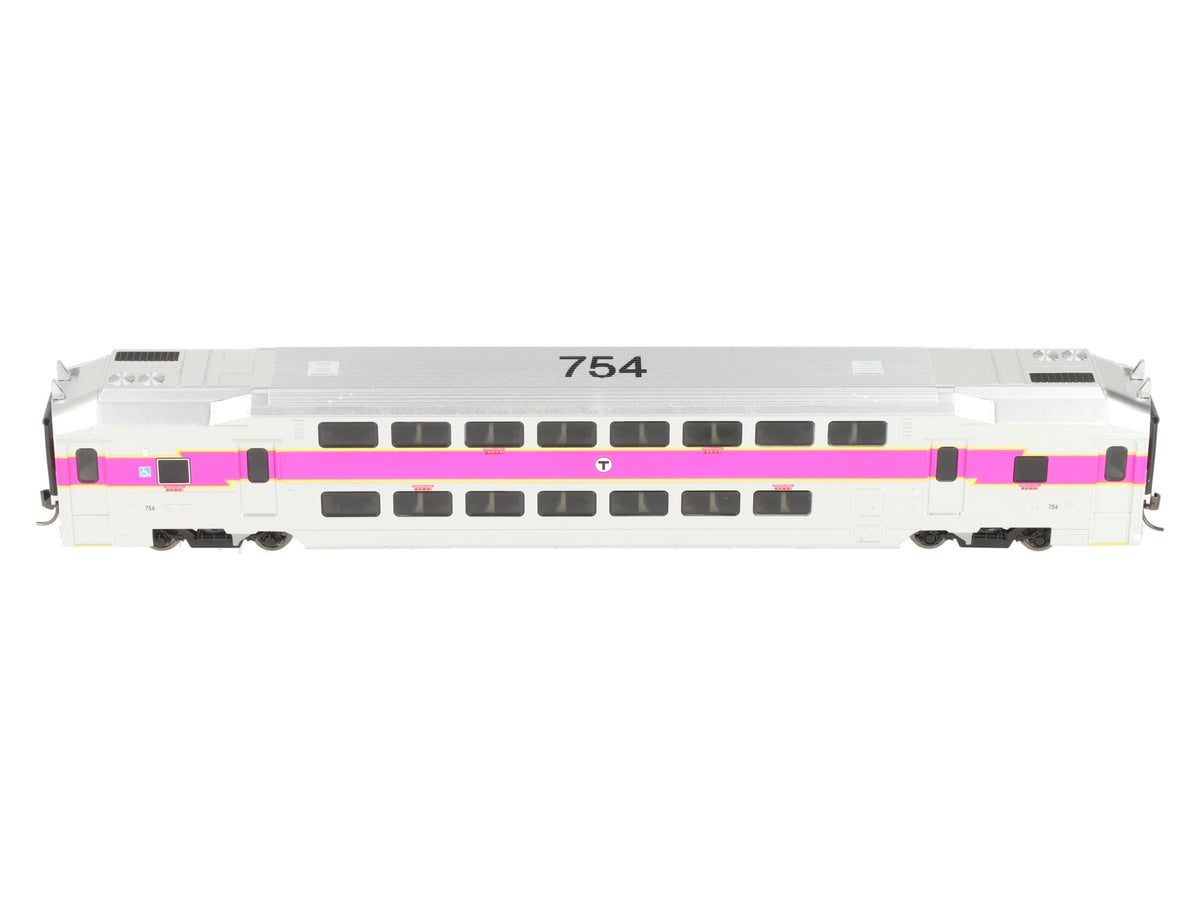 Atlas 20007397 HO Scale MBTA Master Multi-Level Trailer #754