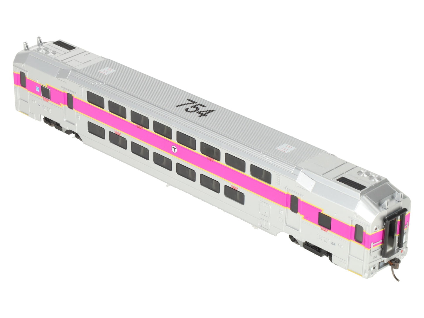 Atlas 20007397 HO Scale MBTA Master Multi-Level Trailer #754 LN/Box