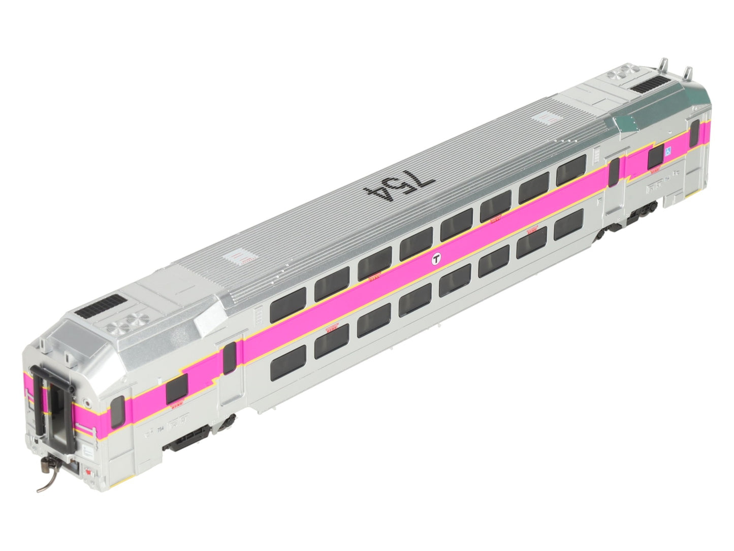 Atlas 20007397 HO Scale MBTA Master Multi-Level Trailer #754 LN/Box