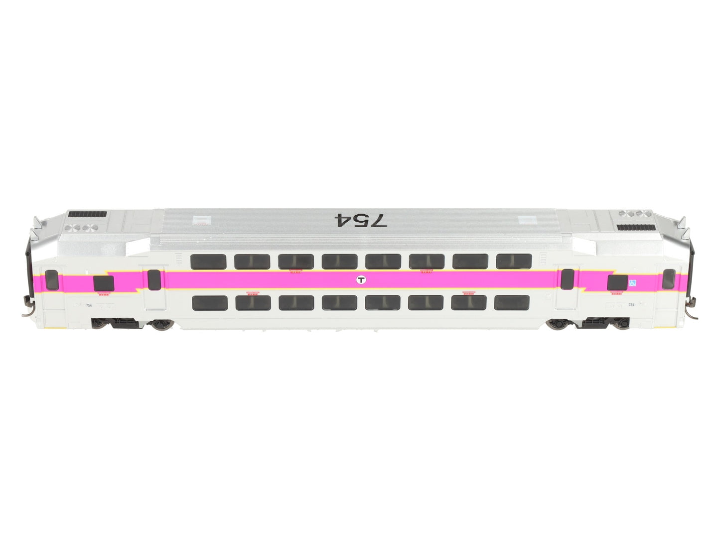 Atlas 20007397 HO Scale MBTA Master Multi-Level Trailer #754 LN/Box