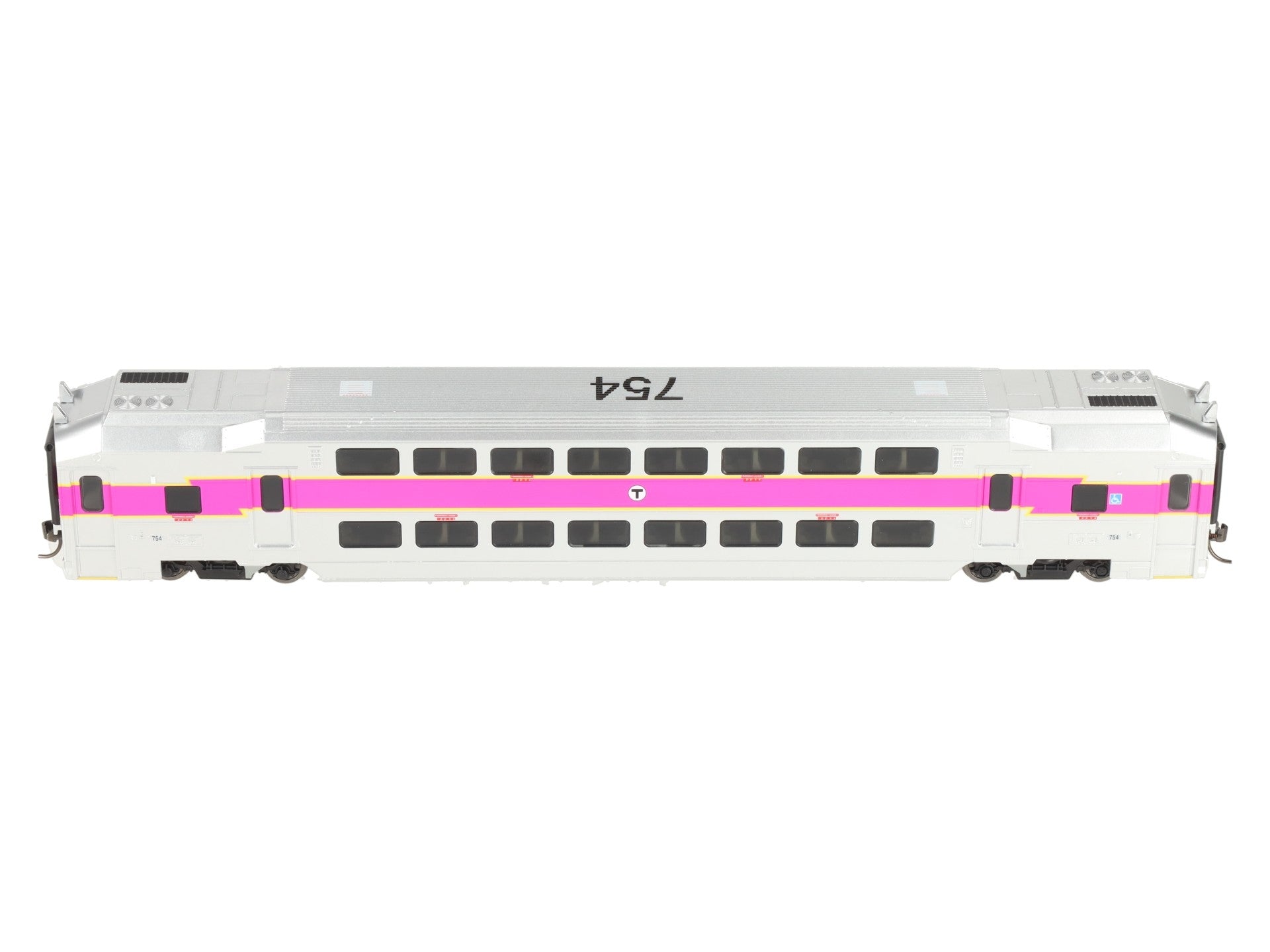 Atlas 20007397 HO Scale MBTA Master Multi-Level Trailer #754 LN/Box
