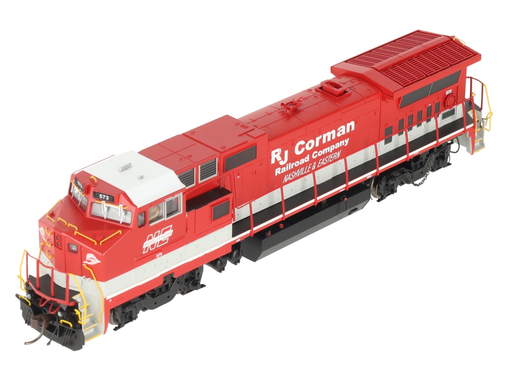 Atlas 10004339 HO RJ Corman Gold Dash 8-40BW Diesel Locomotive with Sound #573 LN/Box