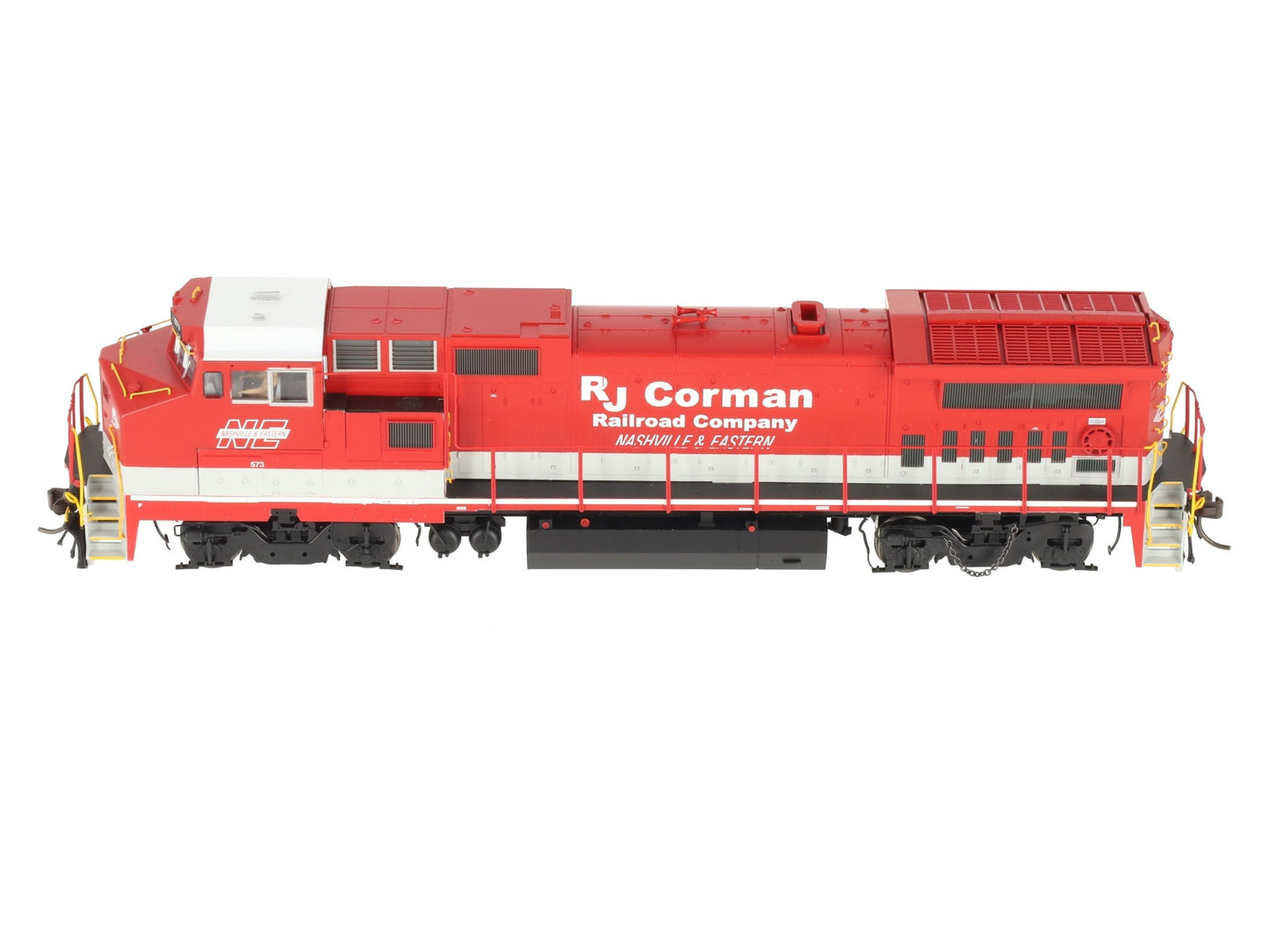Atlas 10004339 HO RJ Corman Gold Dash 8-40BW Diesel Locomotive with Sound #573 LN/Box