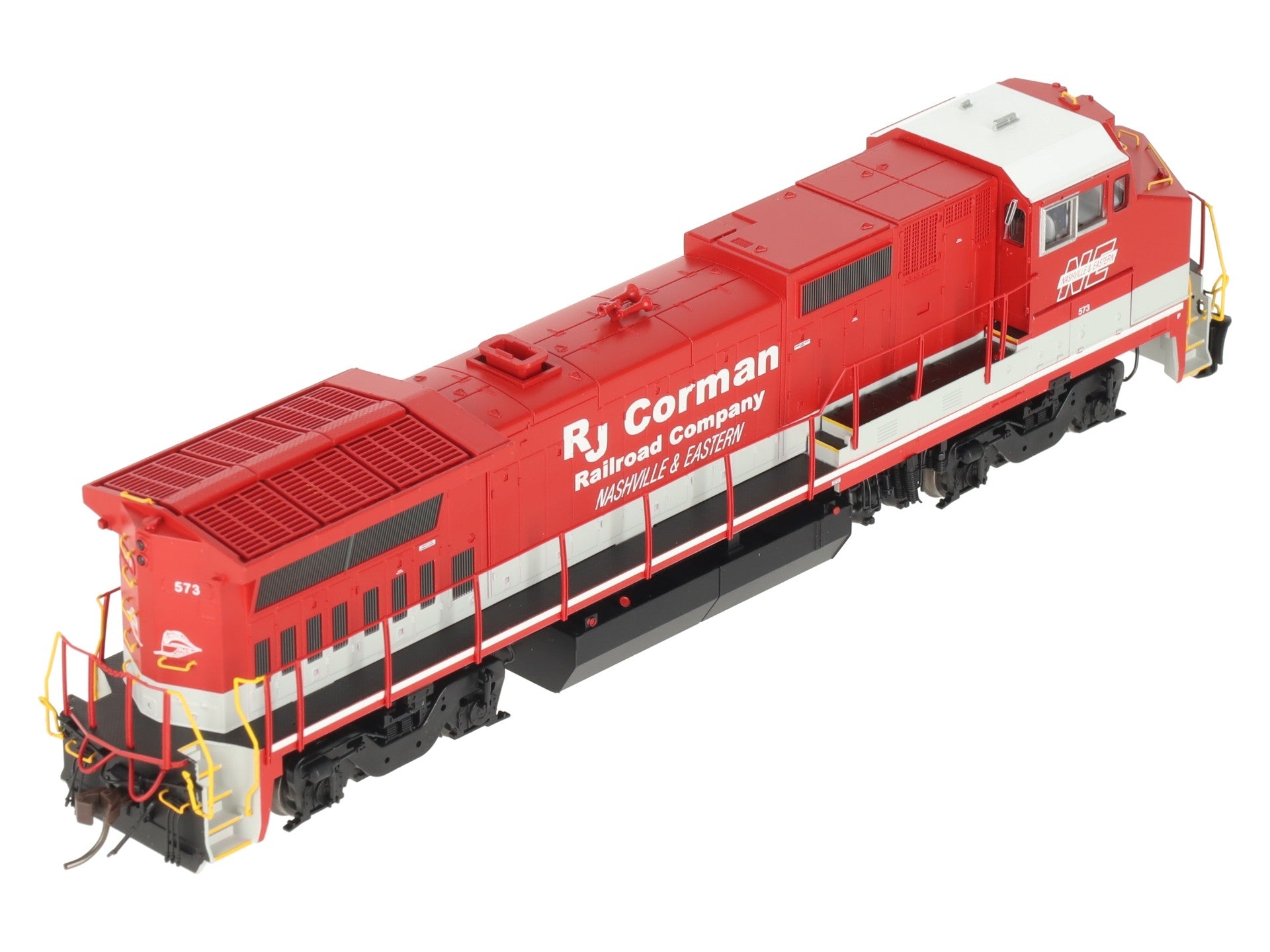 Atlas 10004339 HO RJ Corman Gold Dash 8-40BW Diesel Locomotive with Sound #573 LN/Box