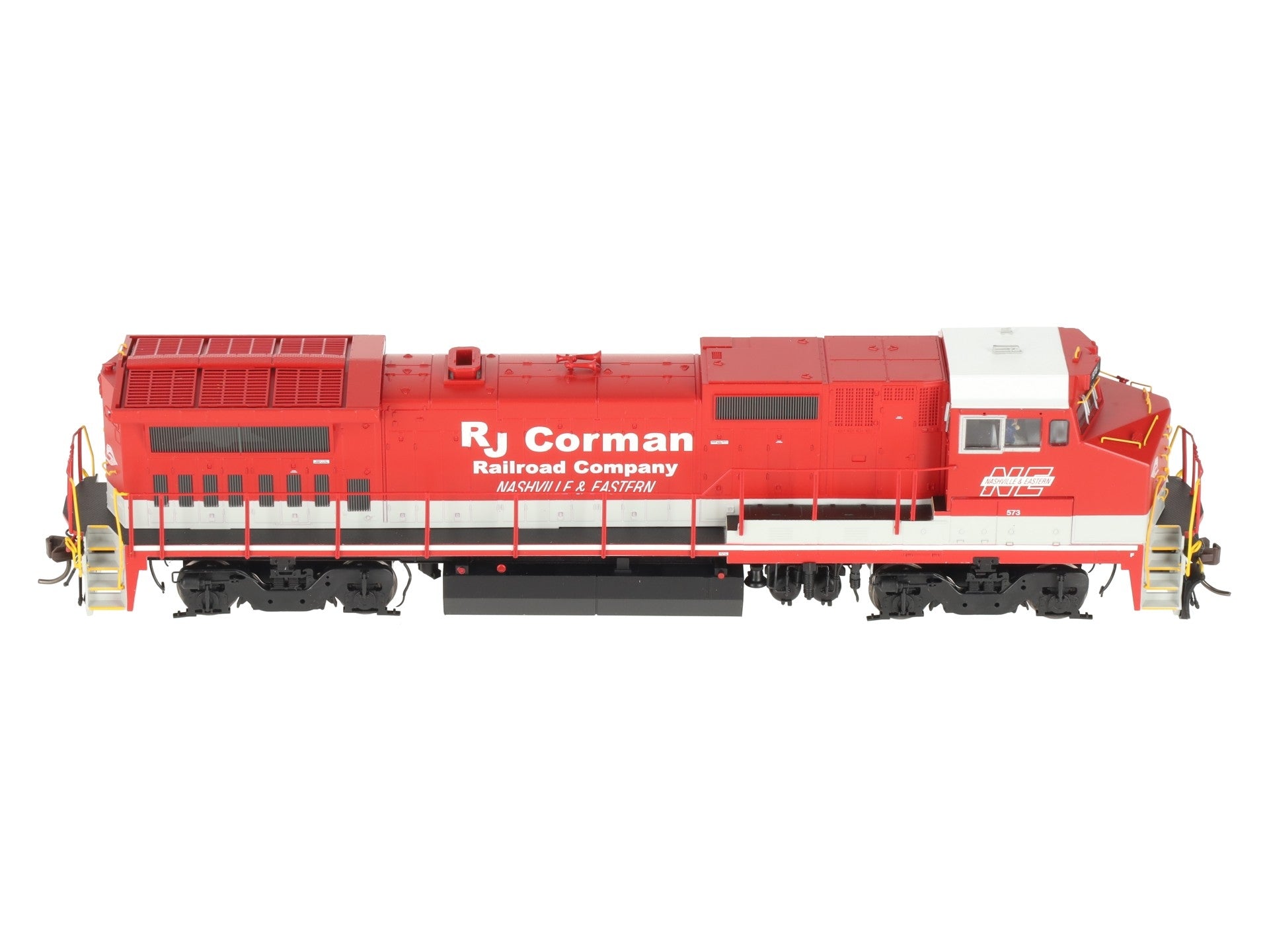 Atlas 10004339 HO RJ Corman Gold Dash 8-40BW Diesel Locomotive with Sound #573 LN/Box