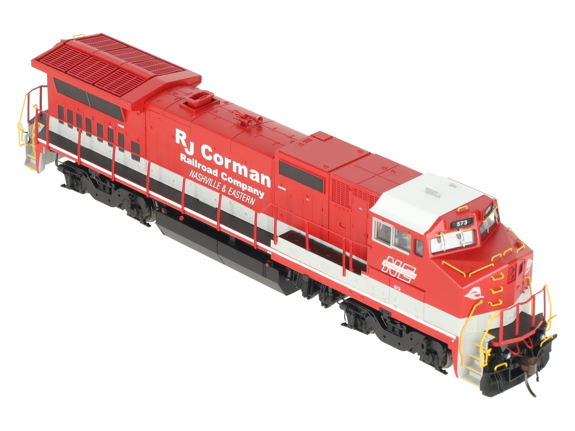 Atlas 10004339 HO RJ Corman Gold Dash 8-40BW Diesel Locomotive with Sound #573 LN/Box