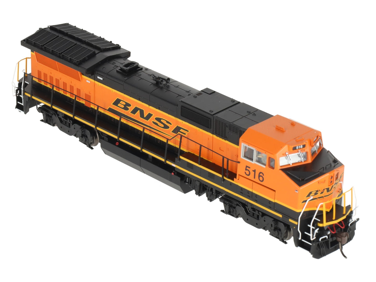 Atlas 10004337 HO BNSF [Wabtech Rebuild] Gold Dash 8-40BW Diesel Locomotive #516 LN/Box