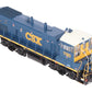Athearn G74632 HO Scale CSX MP15AC Diesel Locomotive w/DCC & Sound #1180 LN/Box