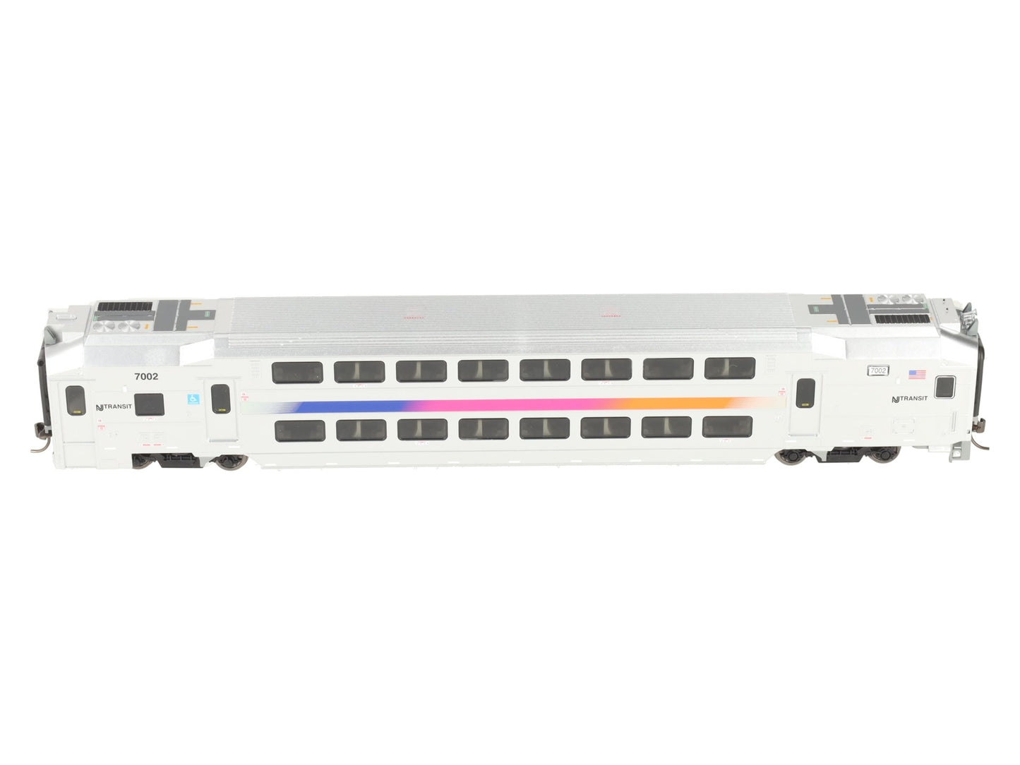 Atlas 20007381 HO Scale NJ Transit Multi Level Commuter Cab Car #7002 LN/Box