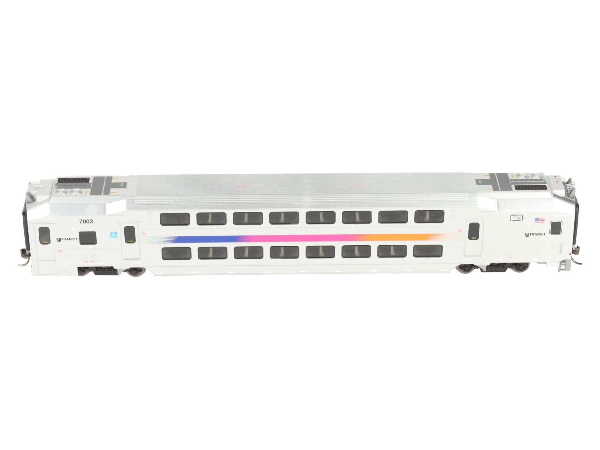 Atlas 20007381 HO Scale NJ Transit Multi Level Commuter Cab Car #7002 LN/Box
