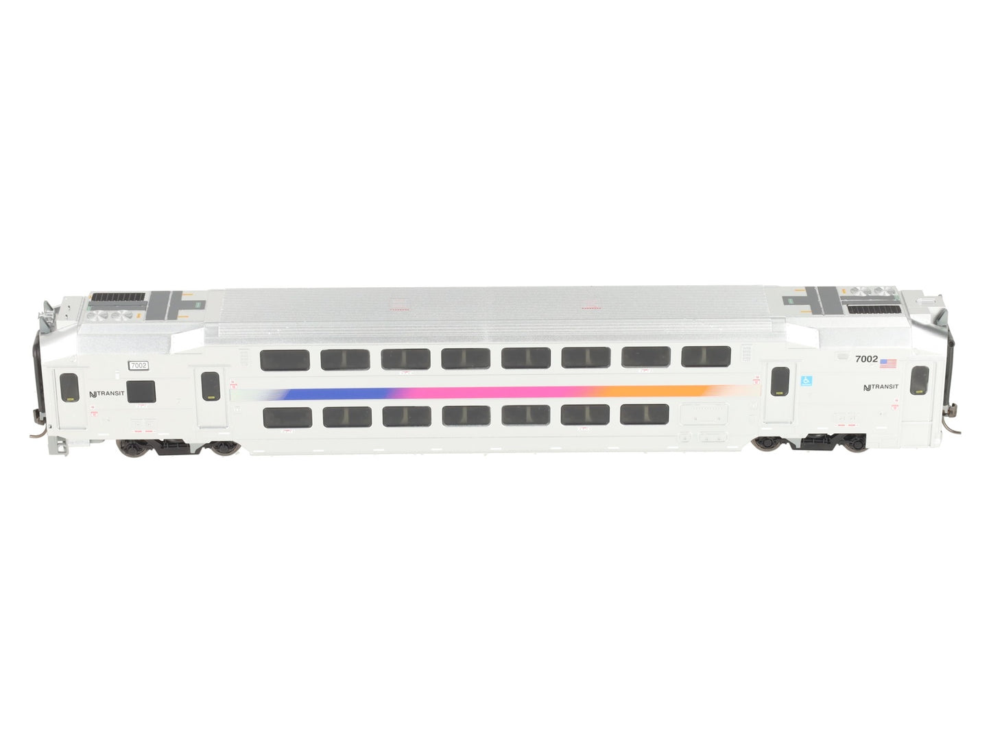 Atlas 20007381 HO Scale NJ Transit Multi Level Commuter Cab Car #7002 LN/Box