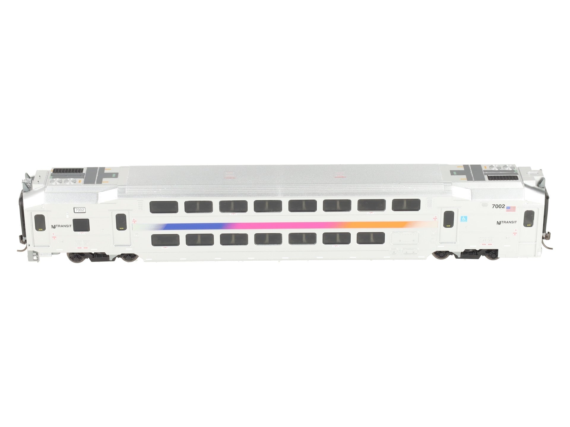 Atlas 20007381 HO Scale NJ Transit Multi Level Commuter Cab Car #7002 LN/Box