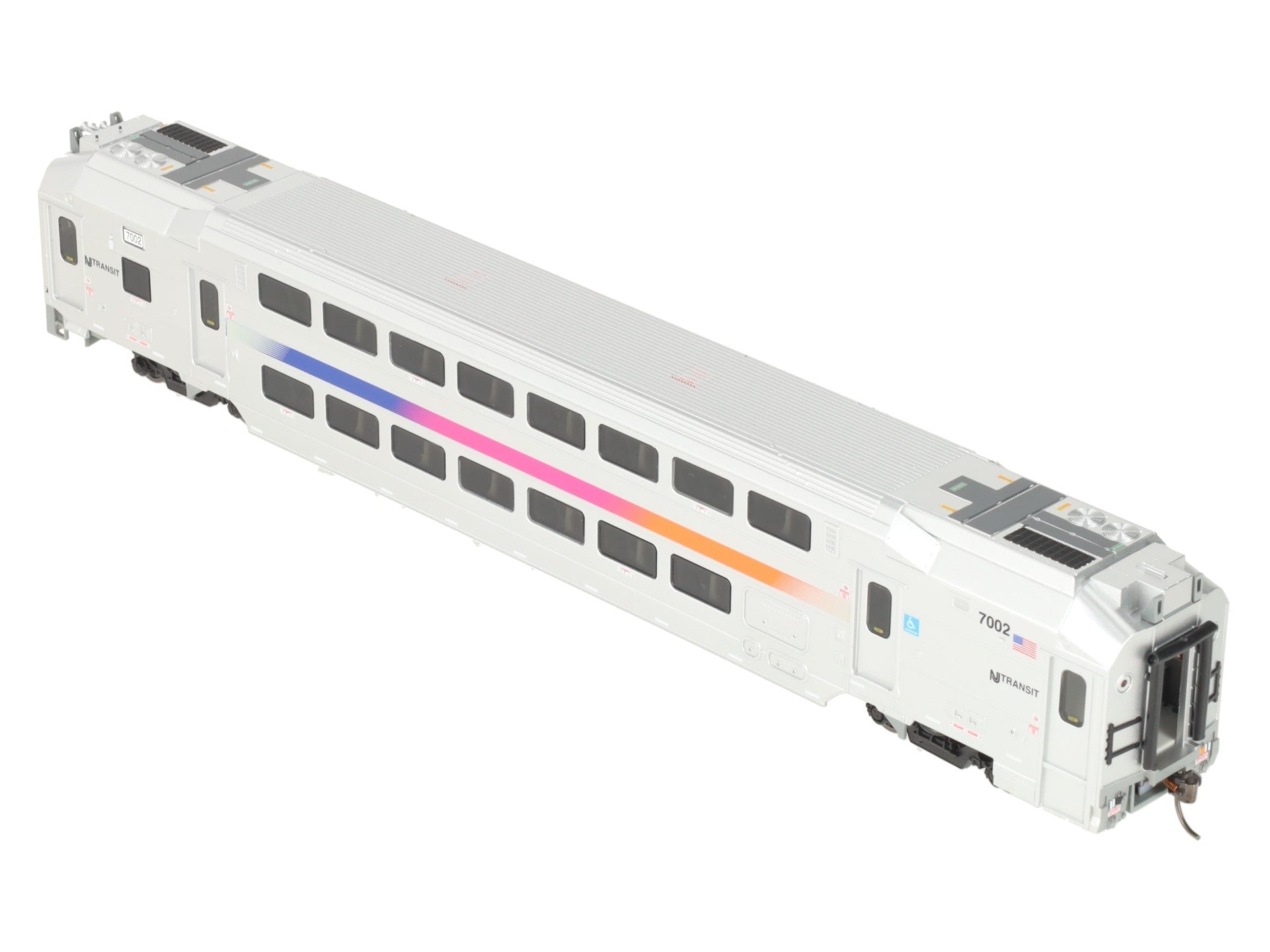 Atlas 20007381 HO Scale NJ Transit Multi Level Commuter Cab Car #7002 LN/Box