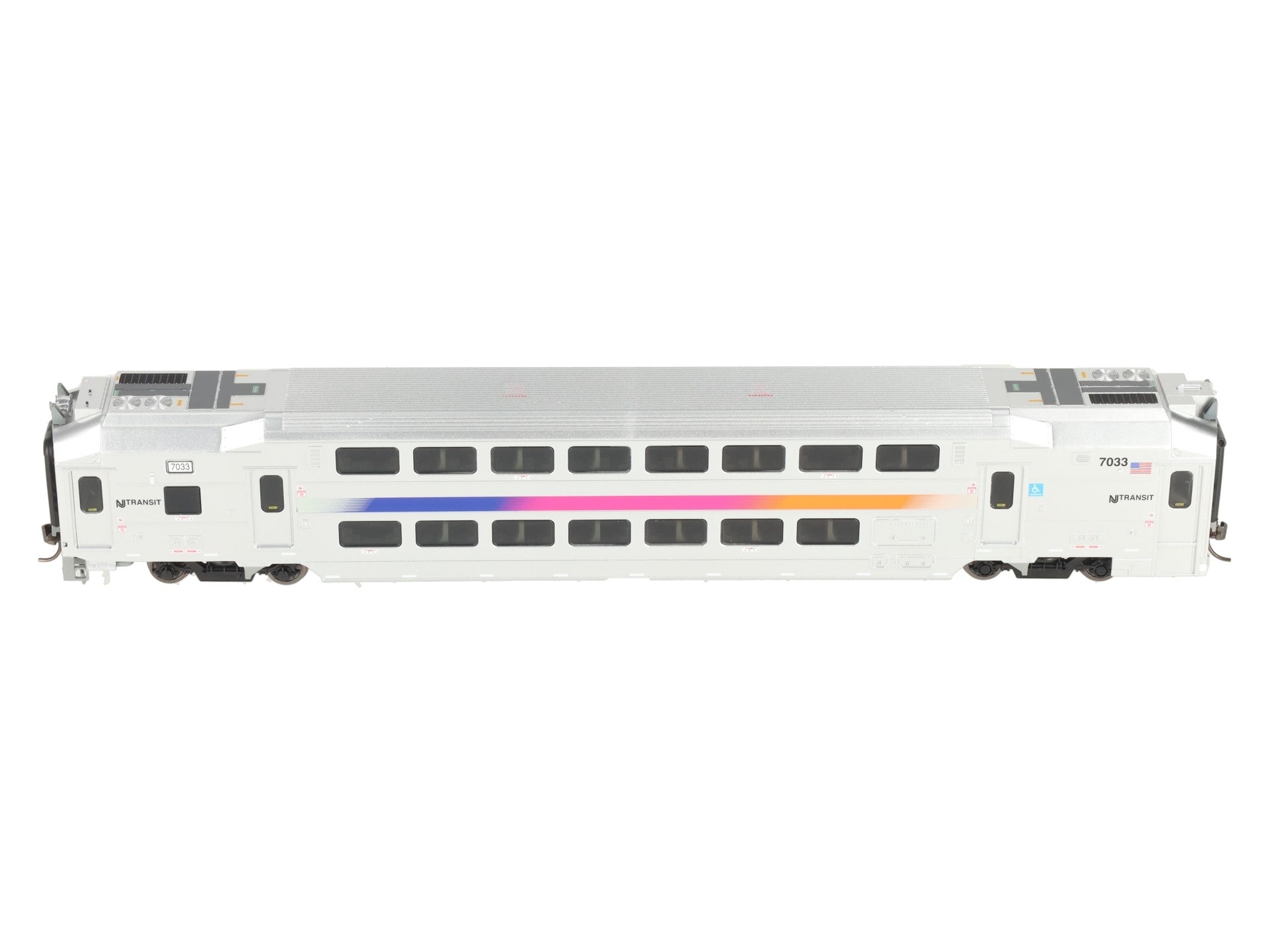 Atlas 20007382 HO Scale NJ Transit Multi Level Commuter Cab Car #7033 LN/Box