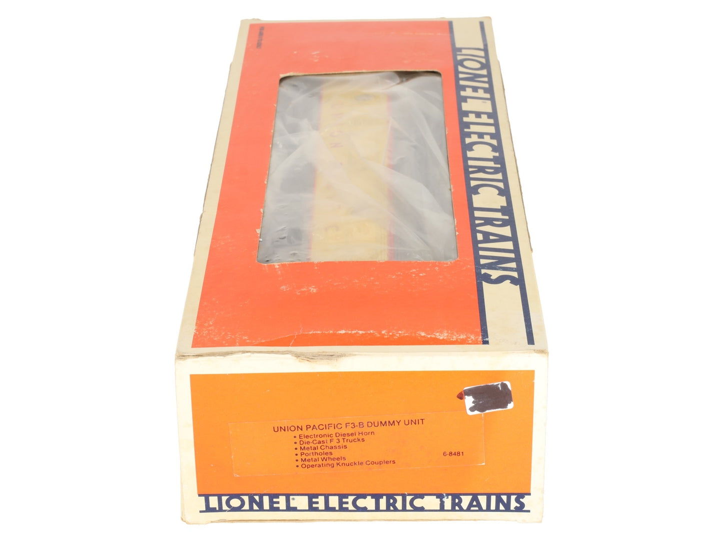 Lionel 6-8481 O Gauge Union Pacific F3 B-Unit Non-Powered Diesel Locomotive EX/Box