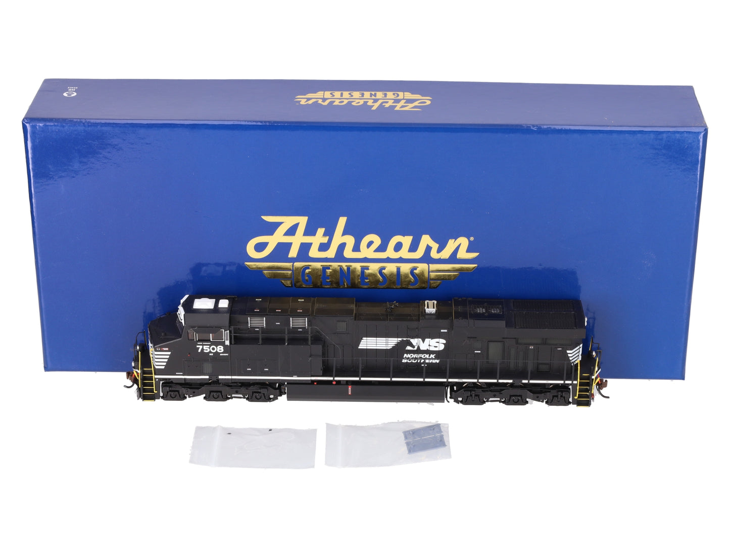 Athearn G83194 HO Scale Norfolk Southern ES40DC Locomotive w/DCC & Sound #7508 NIB