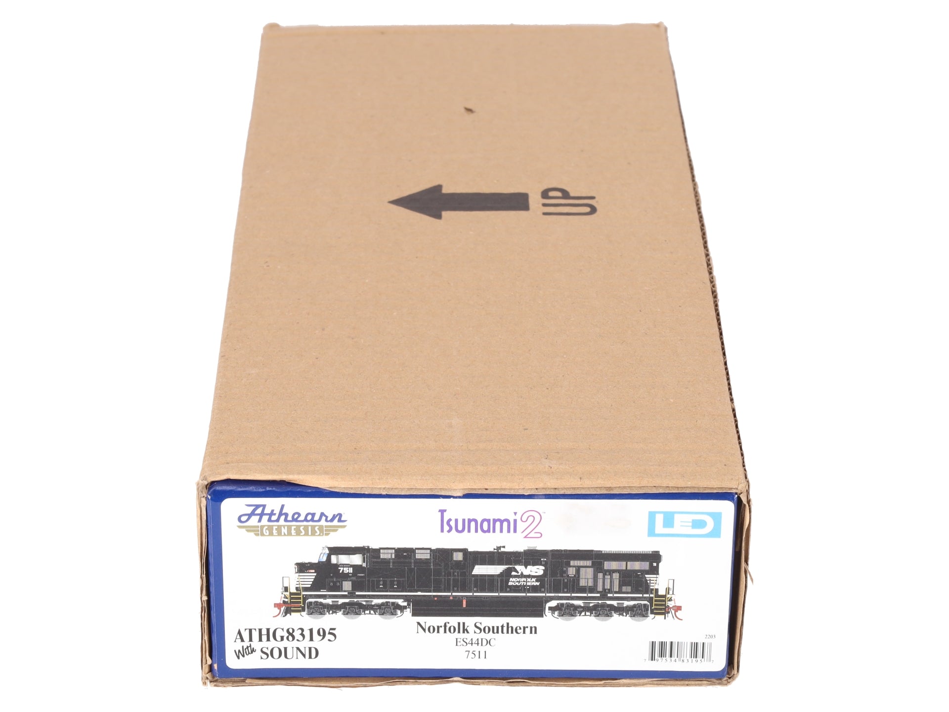 Athearn G83195 HO Norfolk Southern ES40DC Diesel Locomotive w/DCC & Sound #7511 LN/Box