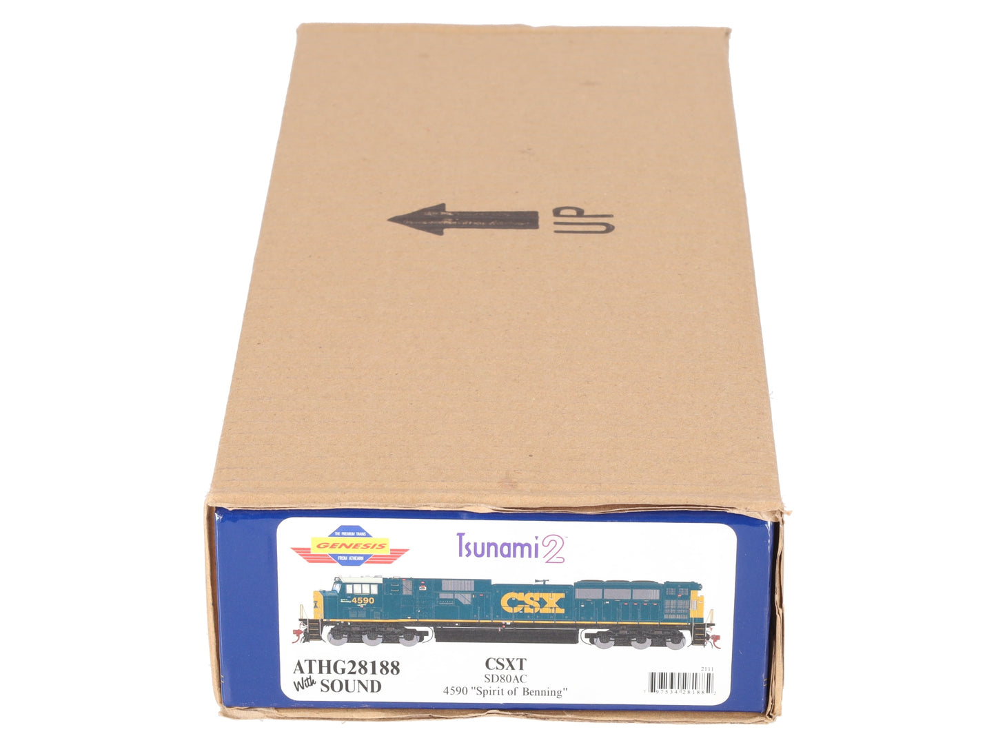 Athearn G28188 HO CSXT/YN3 G2 SD80AC Diesel Locomotive w/ DCC & Sound #4590 LN/Box
