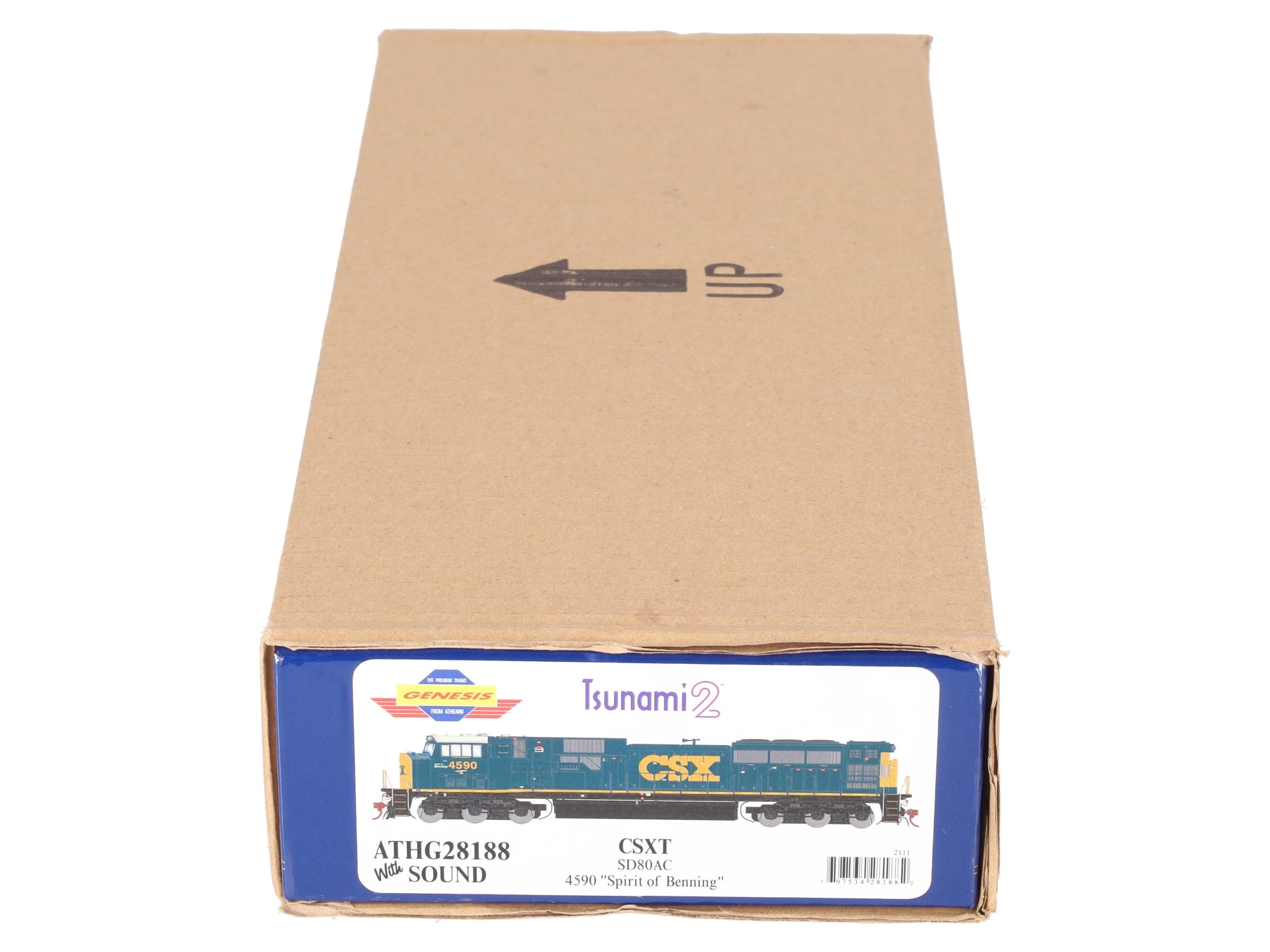 Athearn G28188 HO CSXT/YN3 G2 SD80AC Diesel Locomotive w/ DCC & Sound #4590 LN/Box