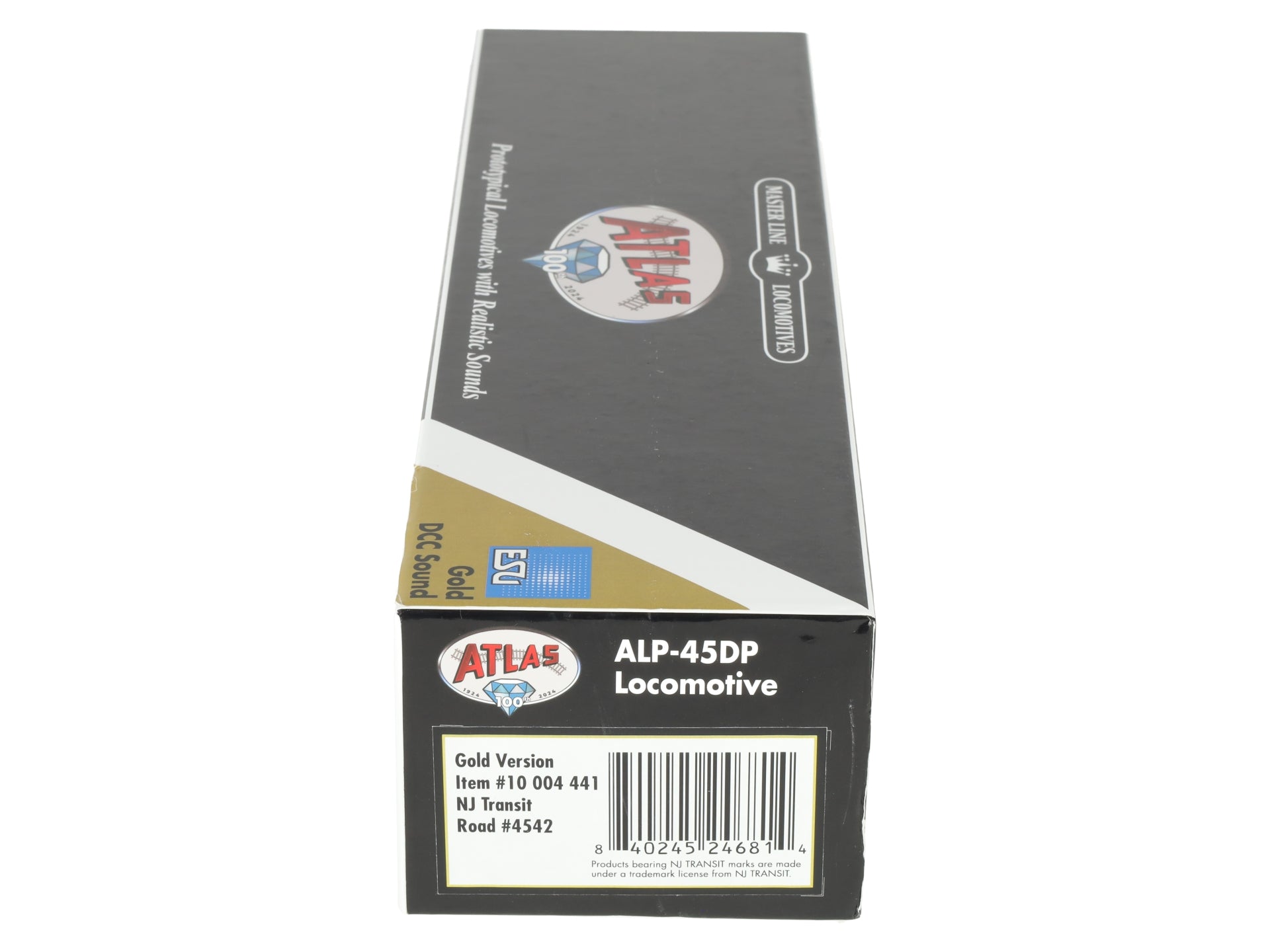 Atlas 10004441 HO NJ Transit Gold ALP-45A Diesel-Electric Locomotive #4542 LN/Box