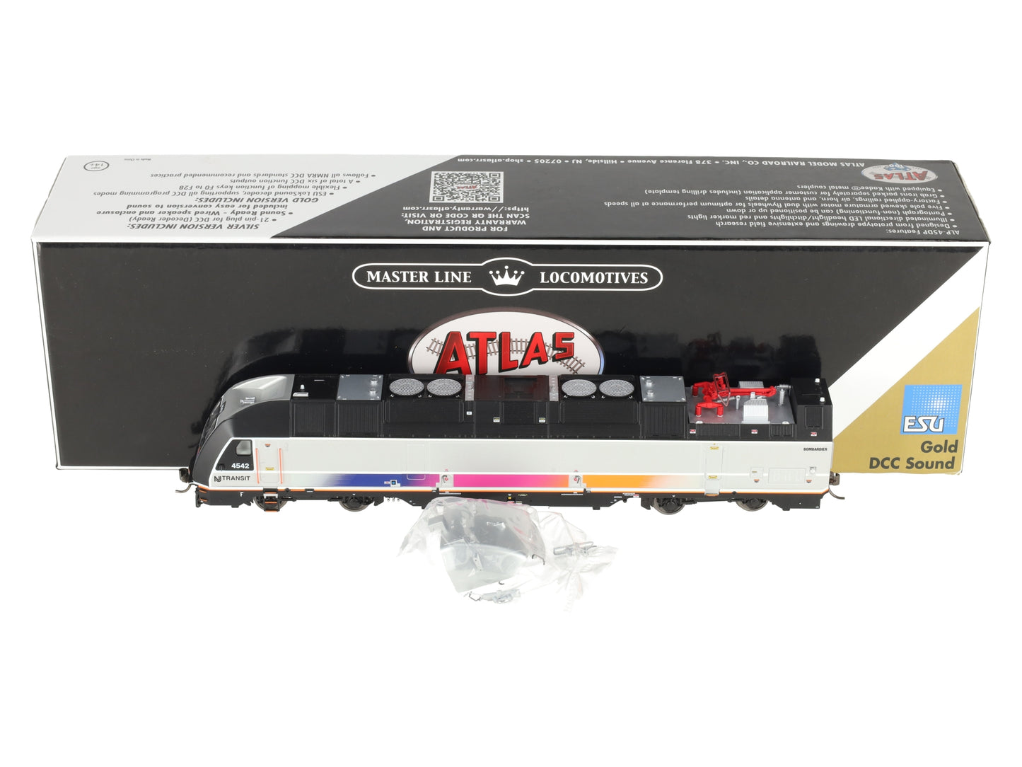 Atlas 10004441 HO NJ Transit Gold ALP-45A Diesel-Electric Locomotive #4542 LN/Box