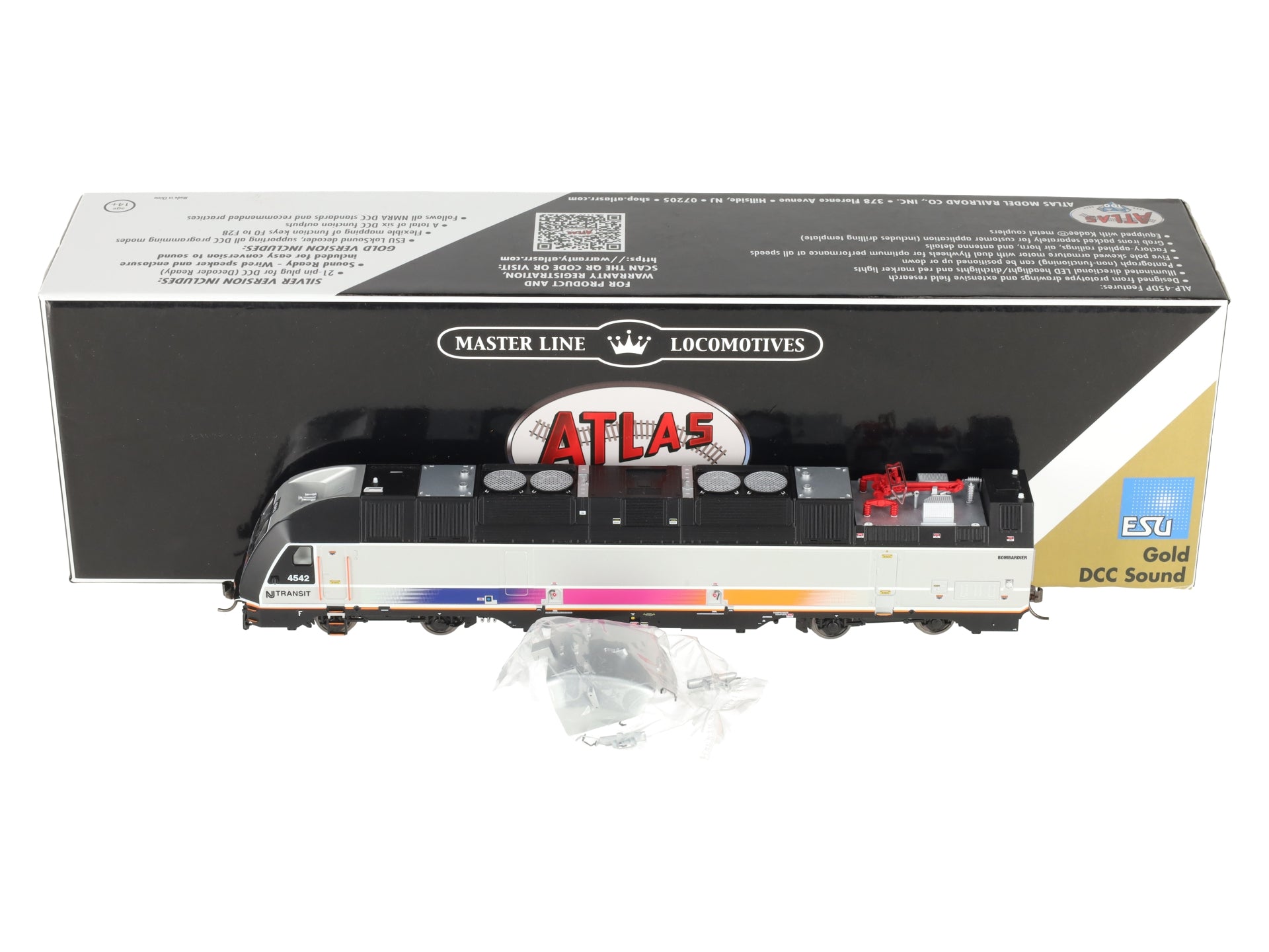 Atlas 10004441 HO NJ Transit Gold ALP-45A Diesel-Electric Locomotive #4542 LN/Box