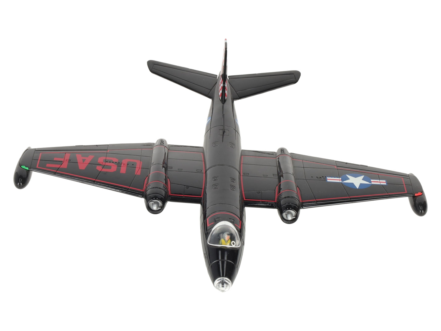 Corgi AA34702 Diecast 1:72 RB-57A USAF Gloss Black EX/Box