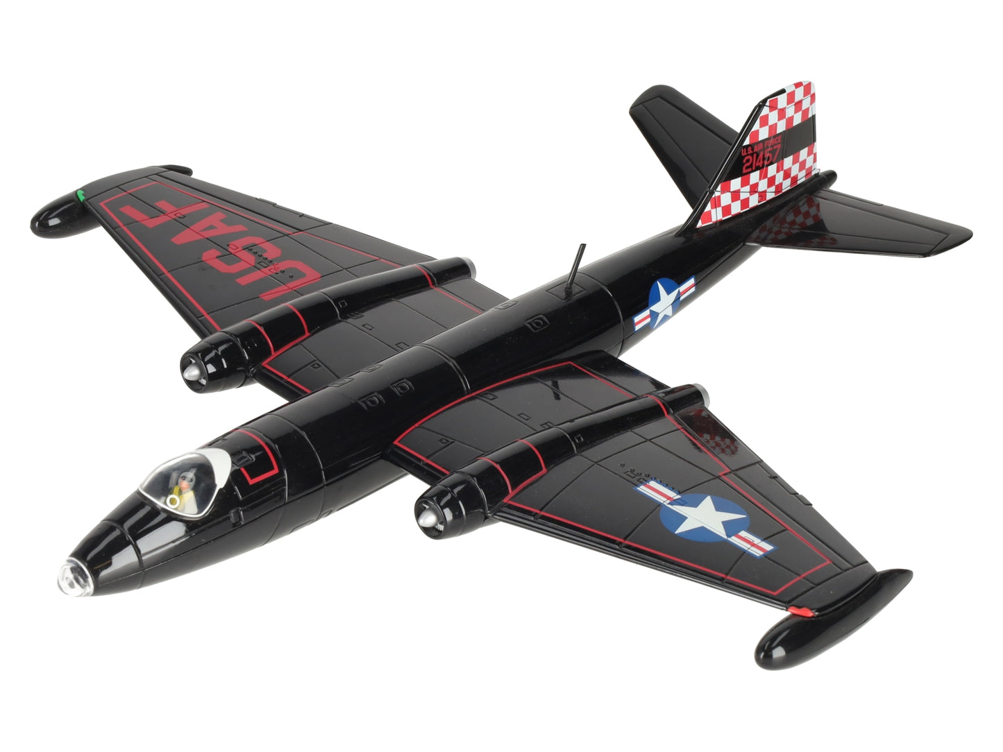 Corgi AA34702 Diecast 1:72 RB-57A USAF Gloss Black EX/Box