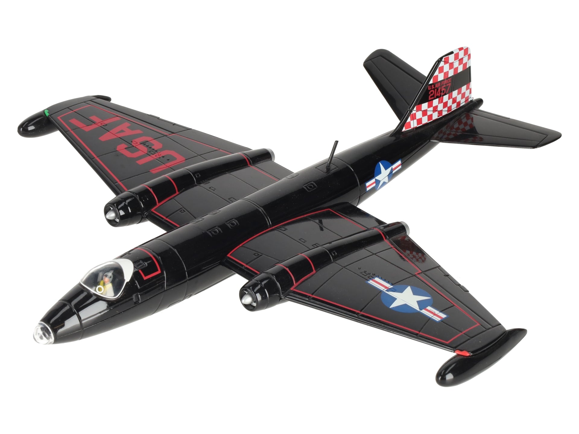 Corgi AA34702 Diecast 1:72 RB-57A USAF Gloss Black EX/Box