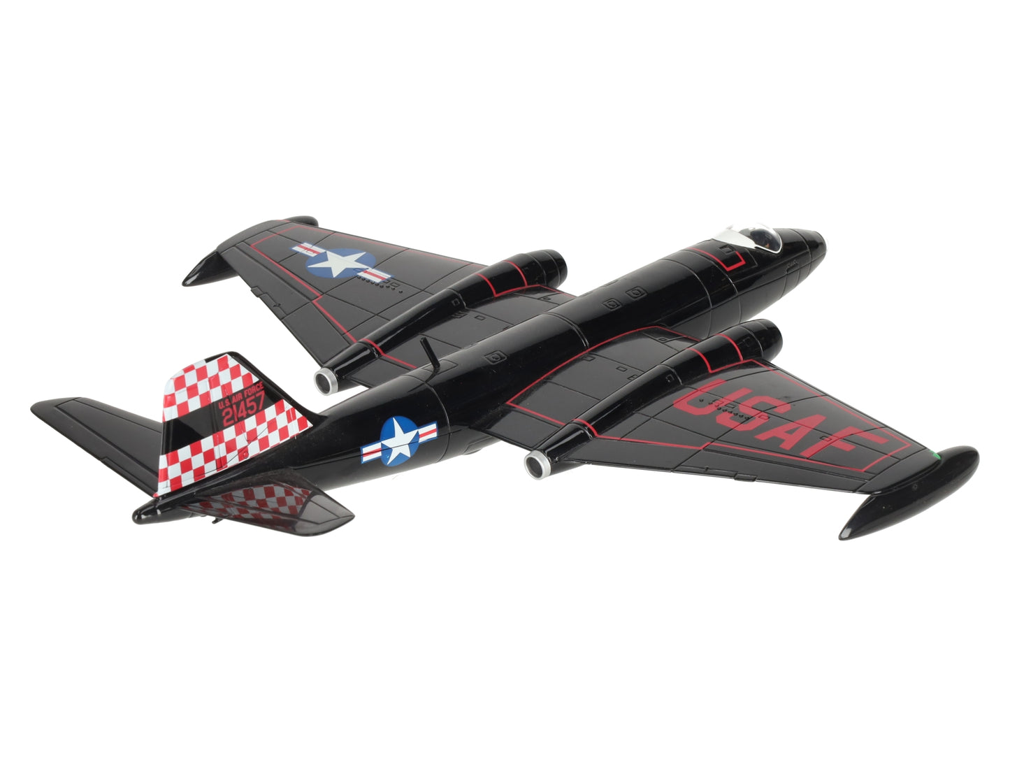 Corgi AA34702 Diecast 1:72 RB-57A USAF Gloss Black EX/Box