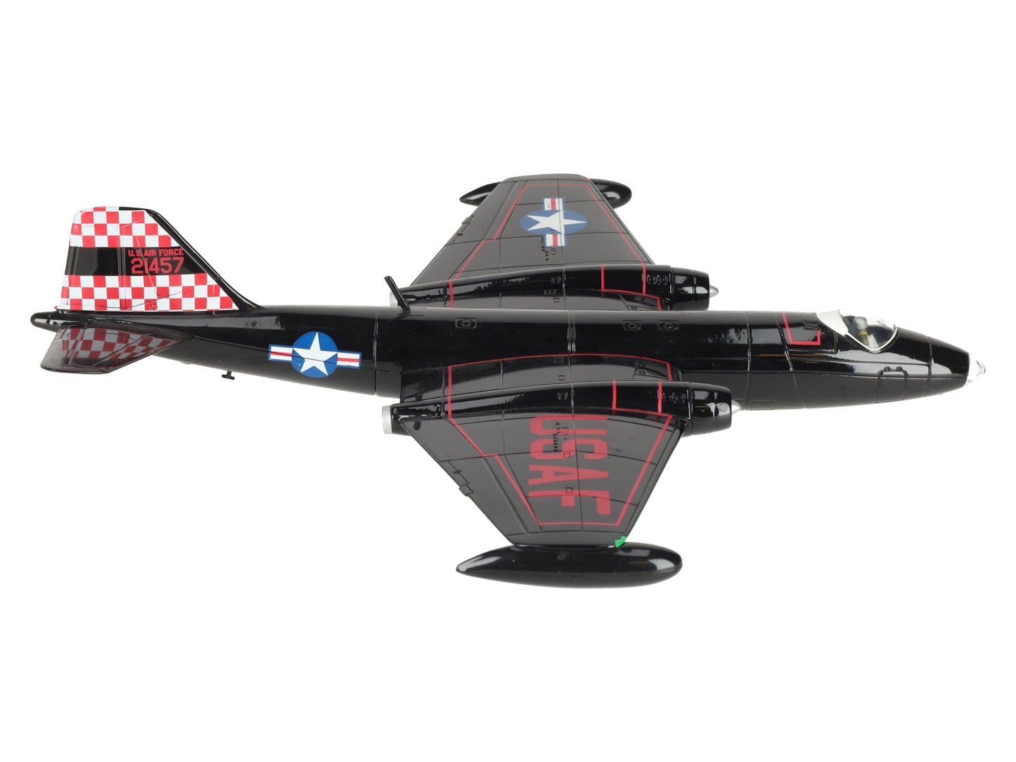 Corgi AA34702 Diecast 1:72 RB-57A USAF Gloss Black EX/Box