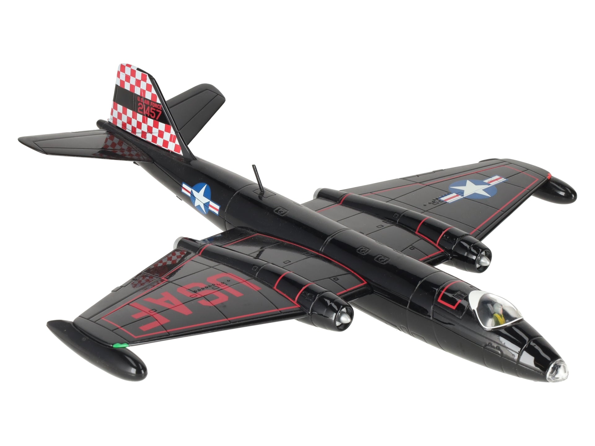 Corgi AA34702 Diecast 1:72 RB-57A USAF Gloss Black EX/Box