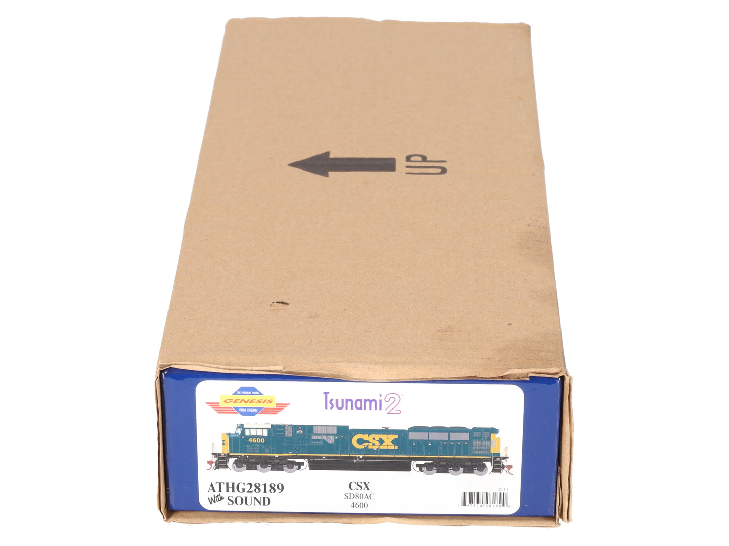 Athearn G28189 HO CSXT/YN3 G2 SD80MAC Diesel Locomotive with DCC & Sound #4600 NIB
