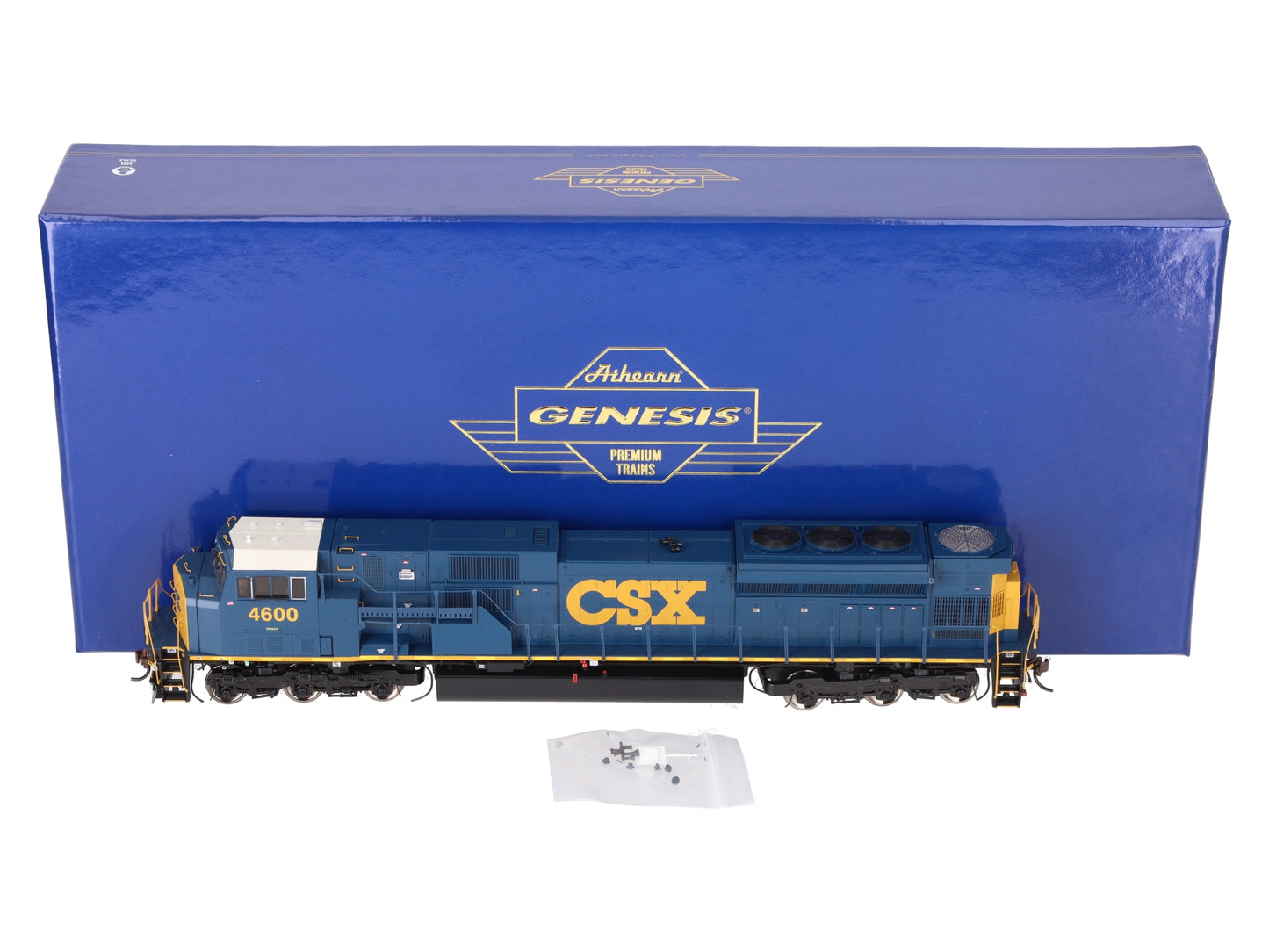 Athearn G28189 HO CSXT/YN3 G2 SD80MAC Diesel Locomotive with DCC & Sound #4600 NIB