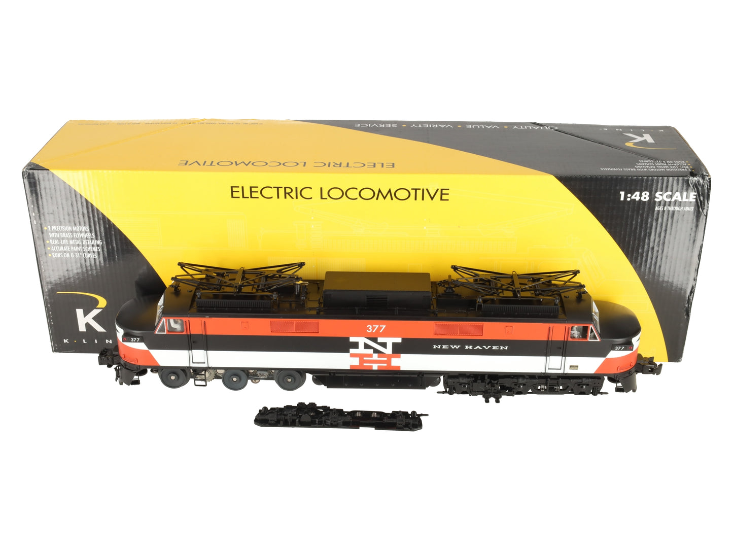 K-Line K2749-0377 O New Haven EP-5 Electric Locomotive #377 VG/Box