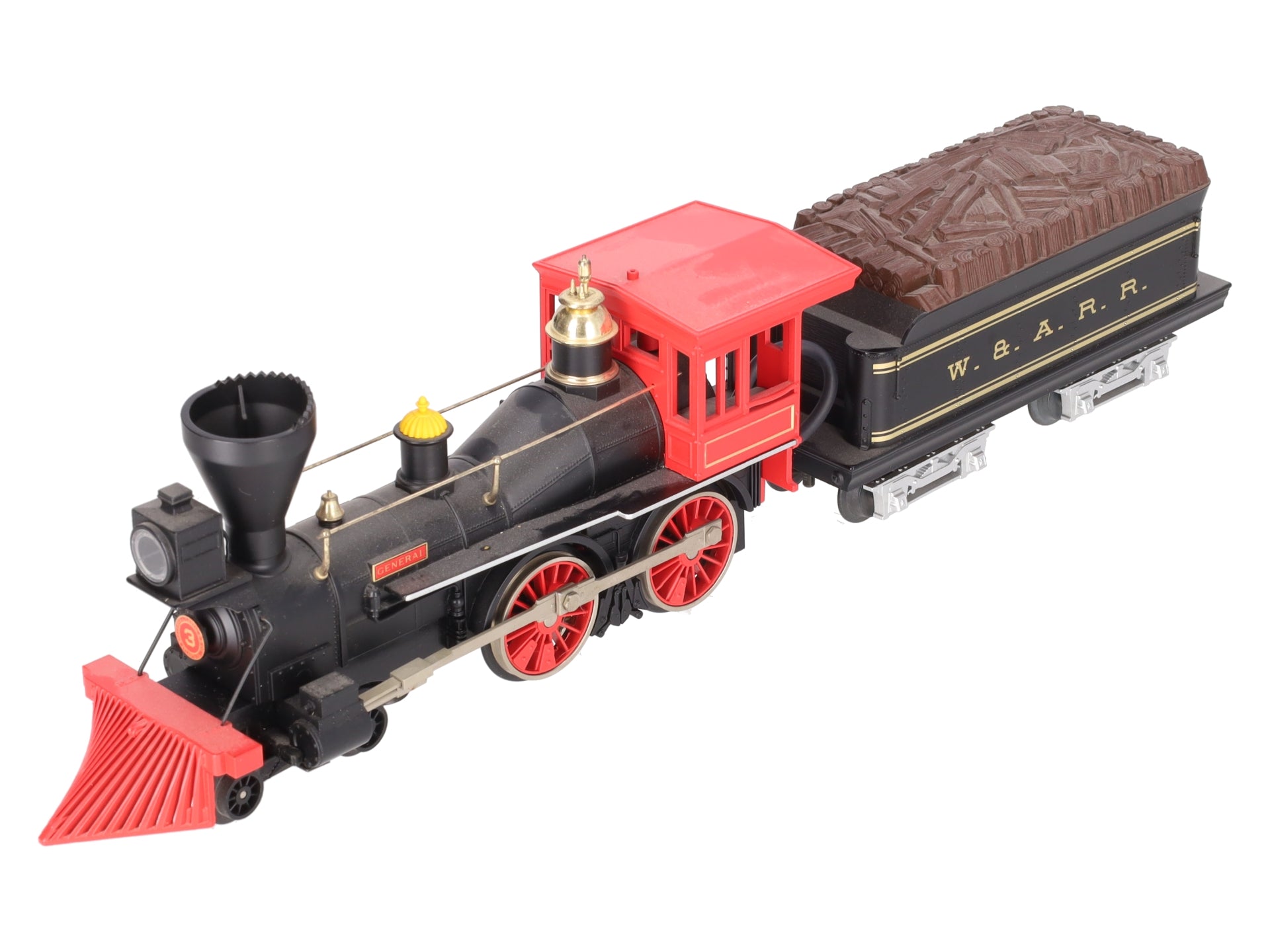MTH 30-1120-1 O Gauge W.A.R.R General Steam Locomotive & Tender w/PS1 EX/Box