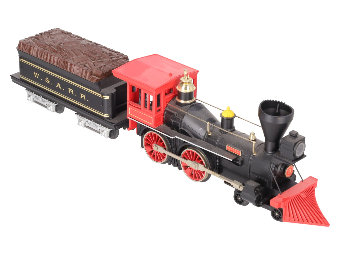 MTH 30-1120-1 O Gauge W.A.R.R General Steam Locomotive & Tender w/PS1 EX/Box