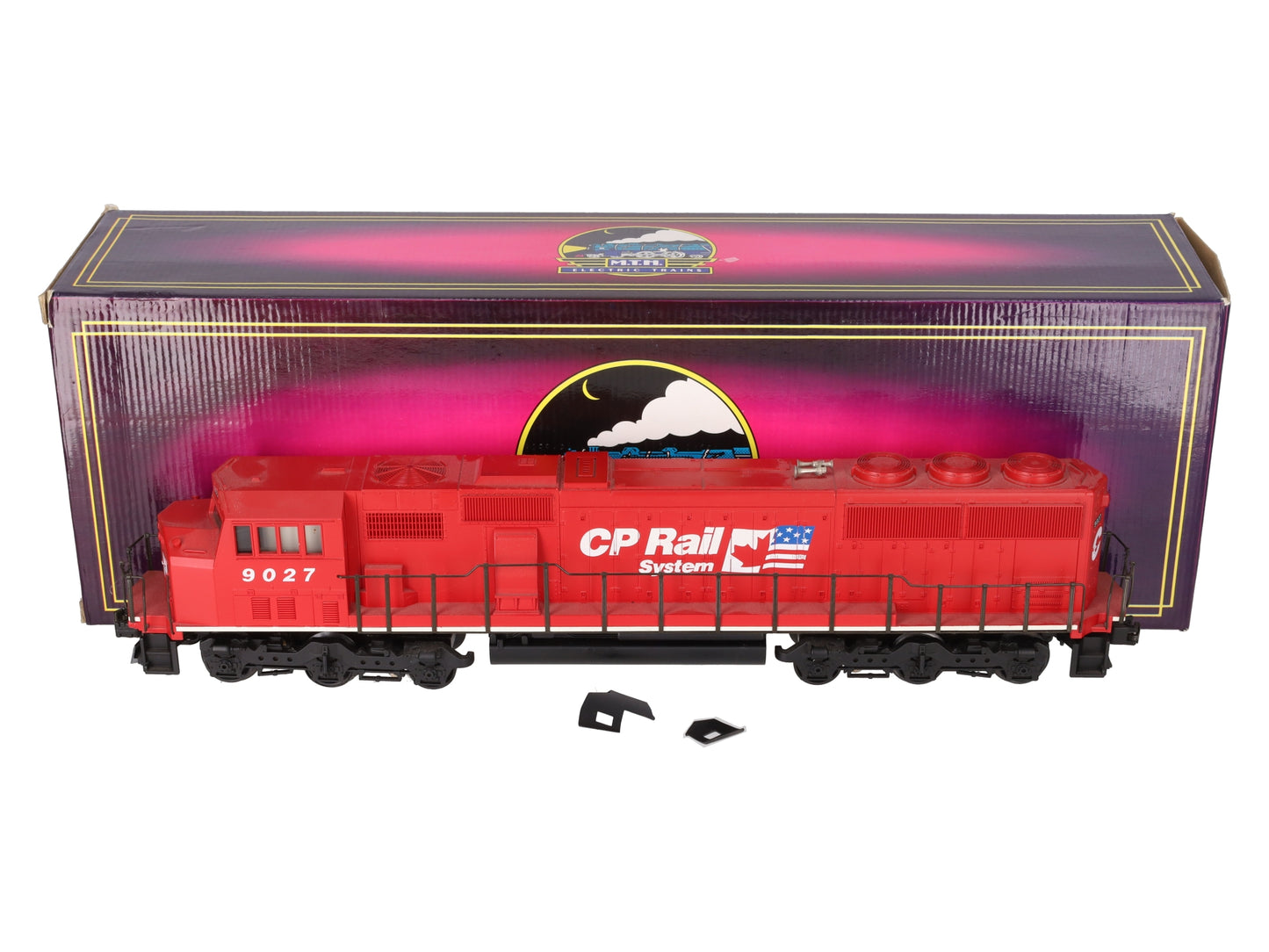 MTH 20-2048-1 O Canadian Pacific SD60M Diesel Engine w/PS1 #9027 EX/Box