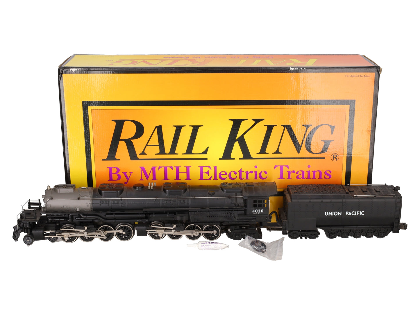 MTH 30-1129-1 O Gauge UP 4-8-8-4 Big Boy Steam Loco & Tender w/PS1 #4020 EX/Box
