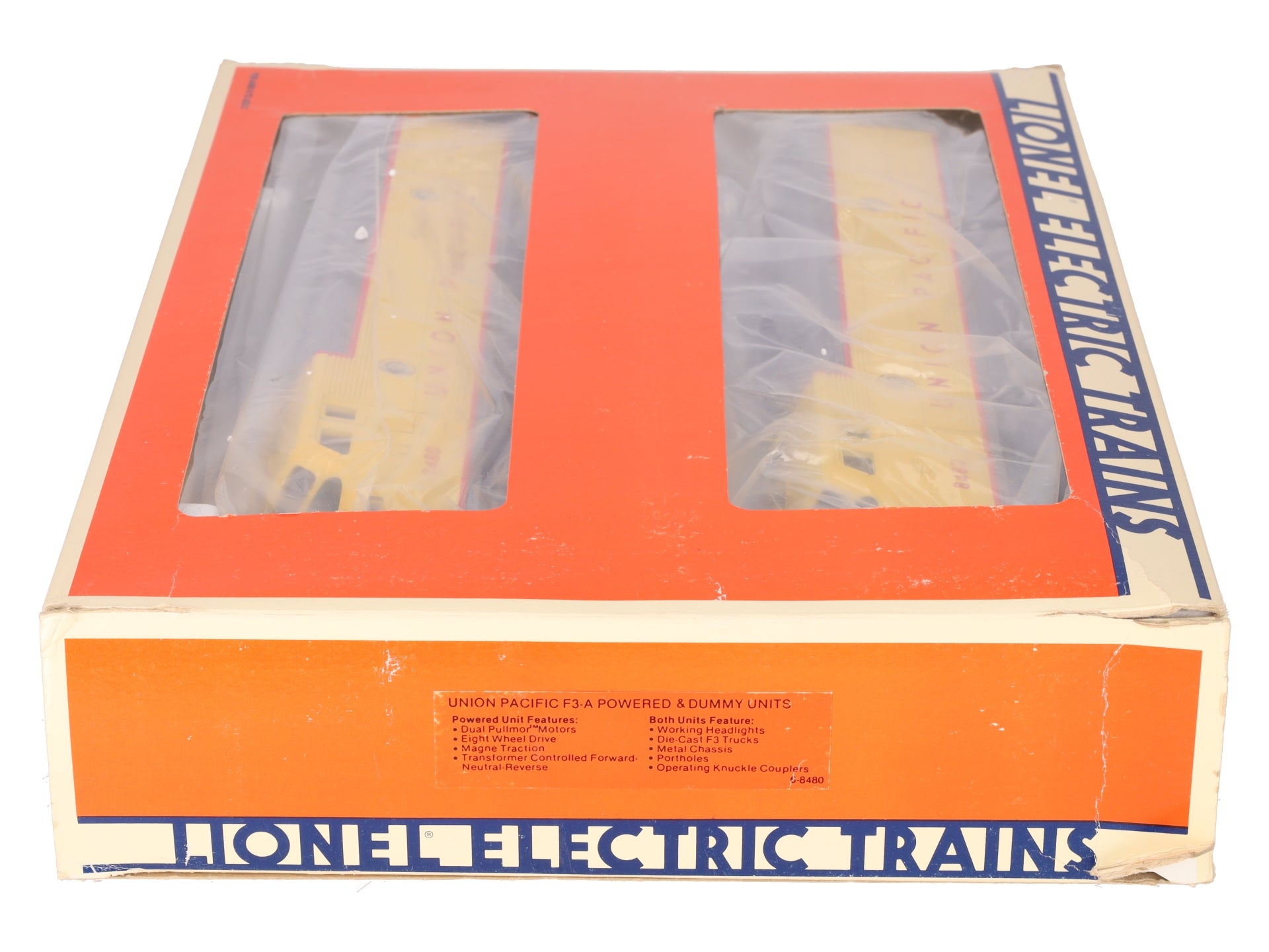 Lionel 6-8480 O Union Pacific Powered and Dummy F3 AA Diesel Set #8480/8482 EX/Box