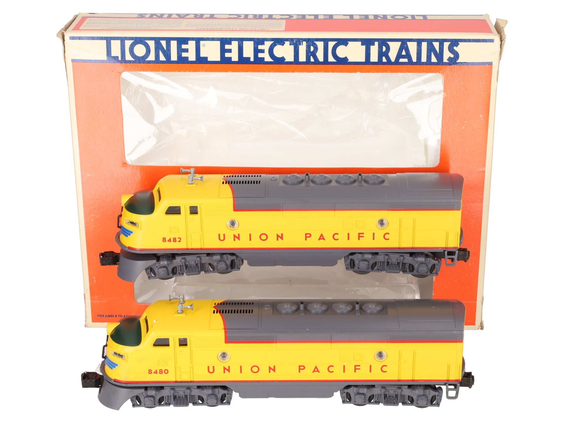 Lionel 6-8480 O Union Pacific Powered and Dummy F3 AA Diesel Set #8480/8482 EX/Box