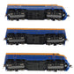 Athearn G2637 HO Scale Genesis Jersey Central Lines F3 ABA Diesel Locomotive Set