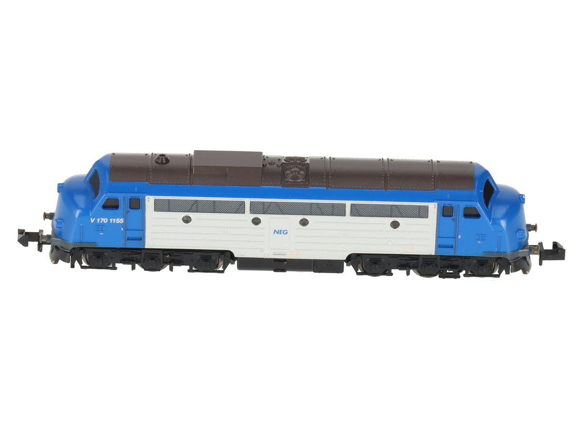 Trix 12219 N Scale DSB Nohab Neg Diesel Locomotive EX/Box