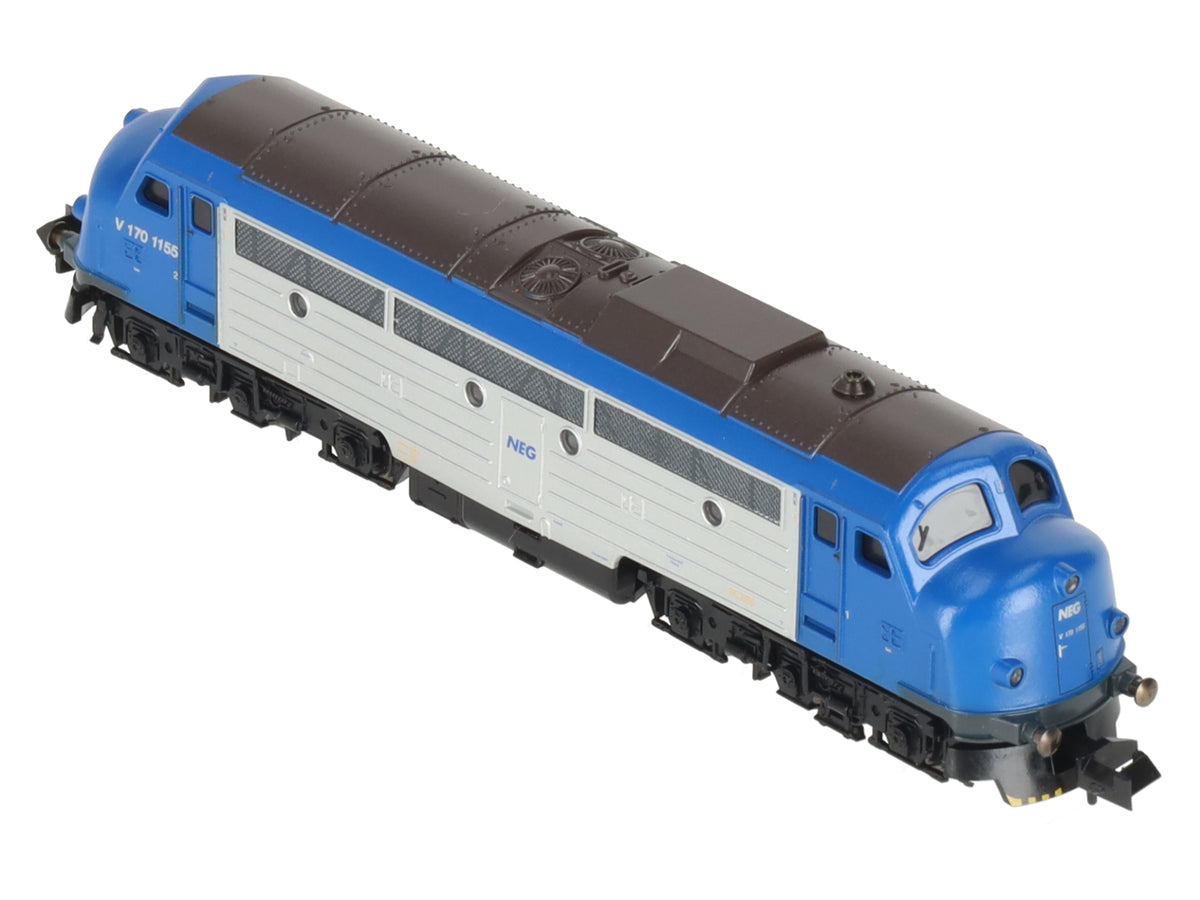 Trix 12219 N Scale DSB Nohab Neg Diesel Locomotive EX/Box