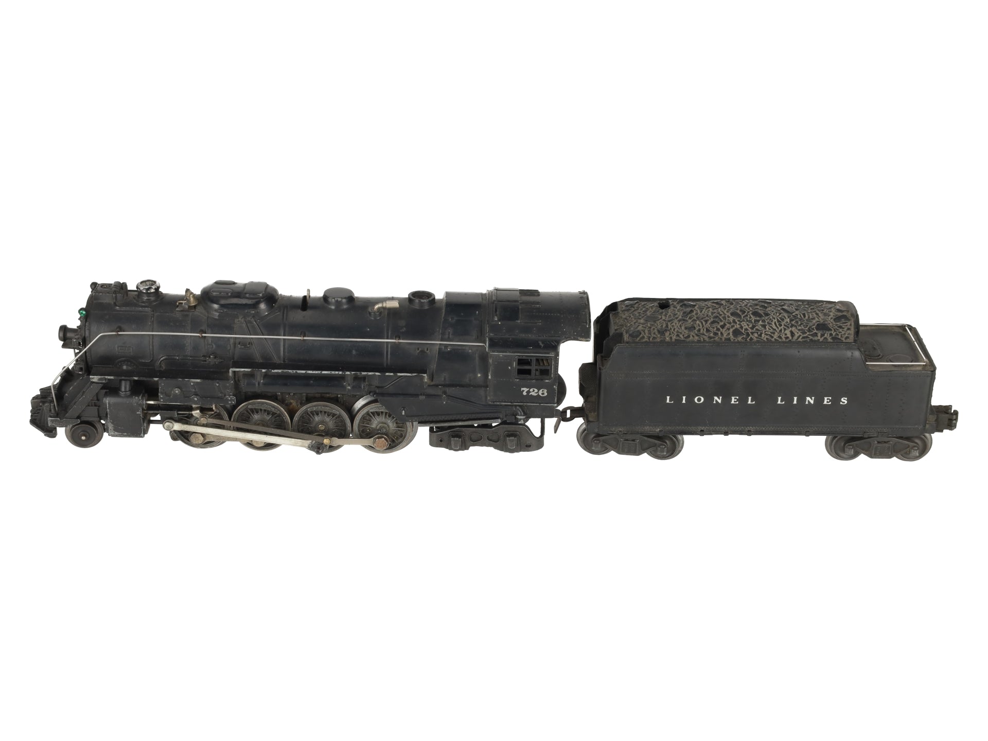 Lionel 726 Vintage O Berkshire 2-8-4 Steam Locomotive & 6466WX Tender VG