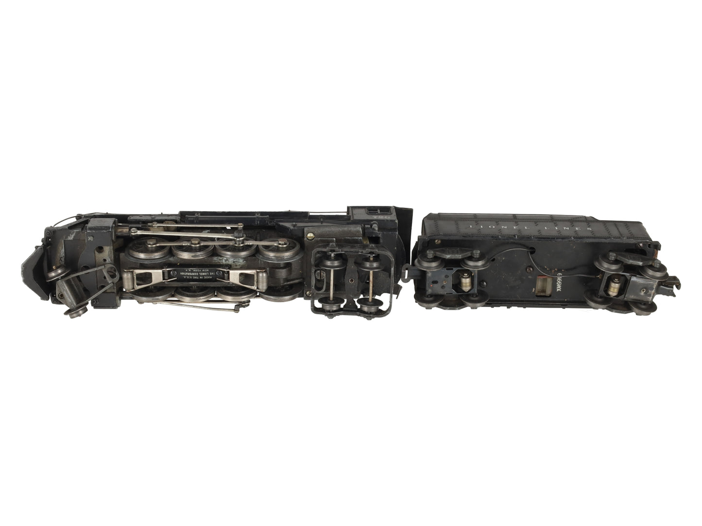 Lionel 726 Vintage O Berkshire 2-8-4 Steam Locomotive & 6466WX Tender VG