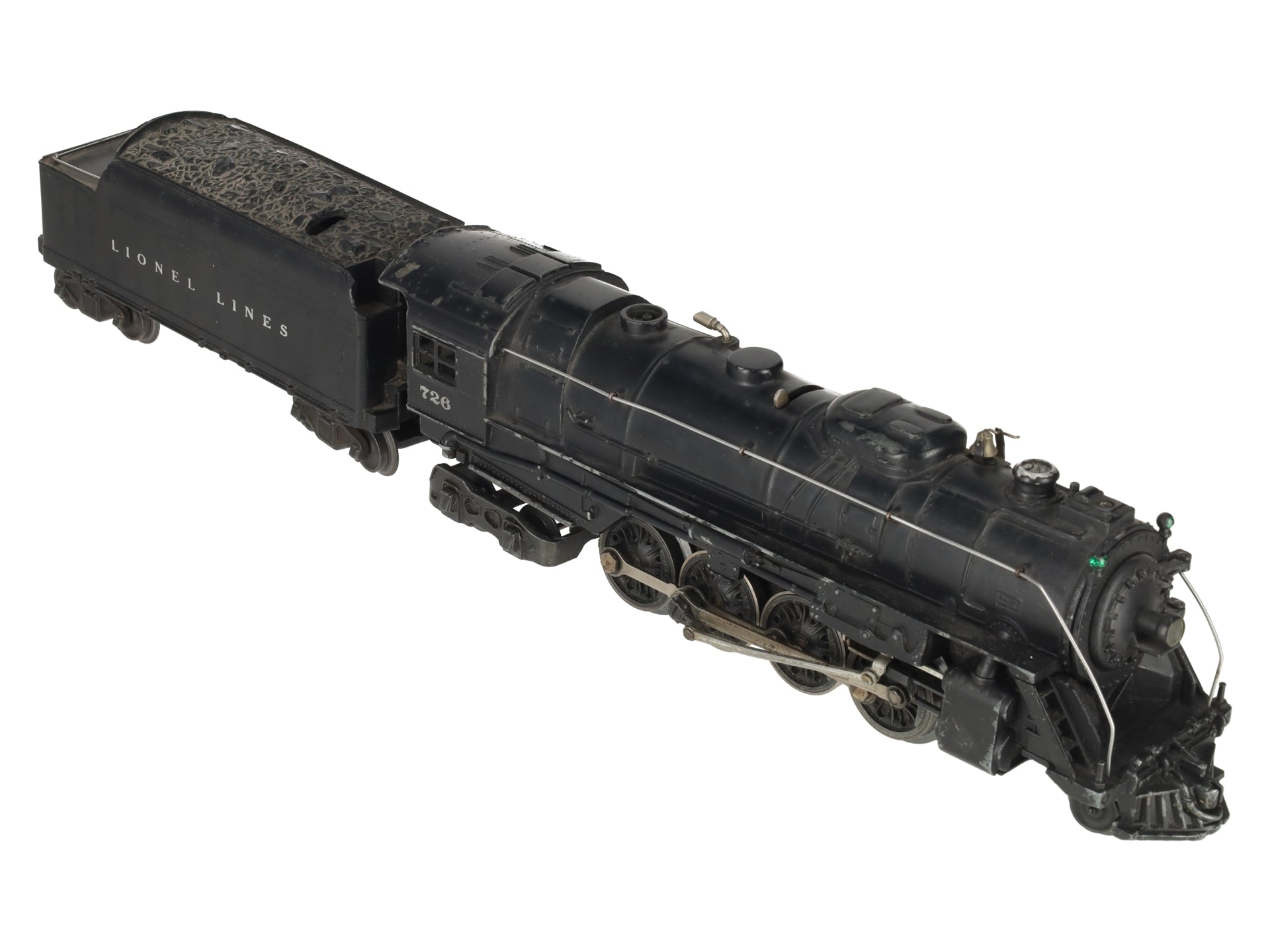 Lionel 726 Vintage O Berkshire 2-8-4 Steam Locomotive & 6466WX Tender VG