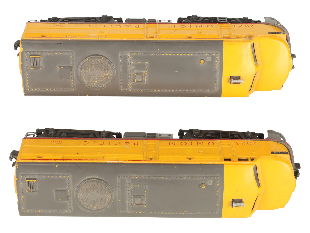 Lionel 2023 Vintage O Gauge Union Pacific Alco AA Diesel Locomotive Set VG